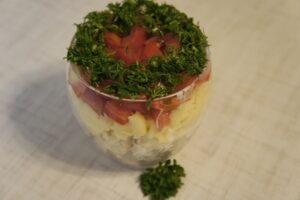 Салат з крекерами