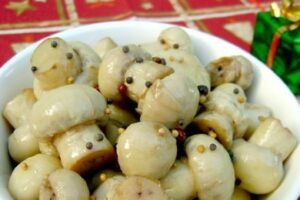 Мариновані печериці на закуску