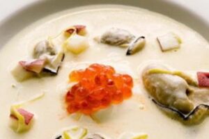 Печеня з устрицями і ікрою