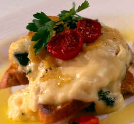 Пряні сирні тости