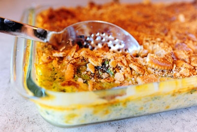 запіканка з брокколі з сиром