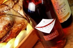 Курка запечена у вині