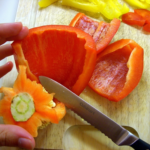 перець очищаємо