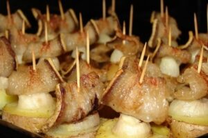 Закуска «Кораблики з салом»