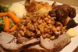 Баранина з квасолею