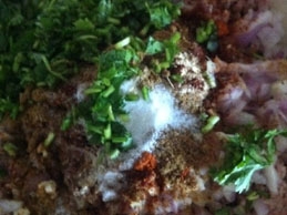 змішуємо всі компоненти для начинки