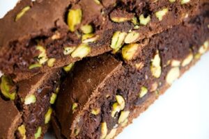 Шоколадне печиво з фісташками