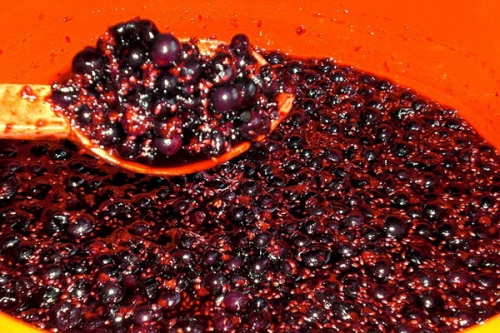 смородина в ложці