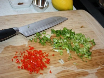 овочі на дошці