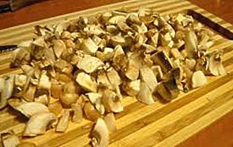 подрібнюємо печериці