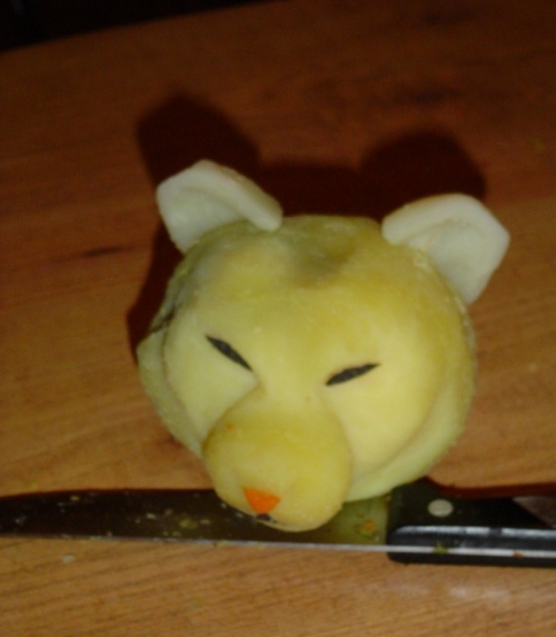 вирізана голова тигра