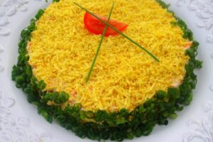 Крабовий листковий салат