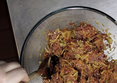 змішуємо всі компоненти начинки