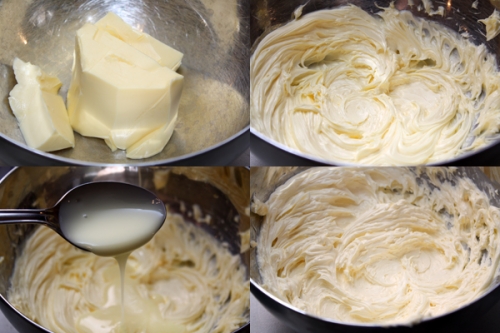 згущене молоко і масло