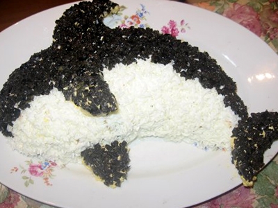 Останній шар салату Морська стихія