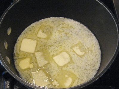 масло в сотейнику