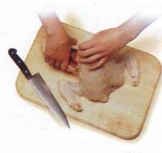 виймаємо нутрощі і оглядаємо її цілком