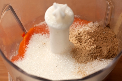 подрібнюємо в пюре гарбуз зі спеціями