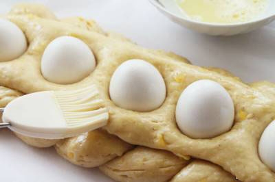 змащуємо виріб жовтком