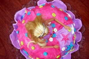 Дитячий торт Барбі
