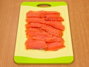 порізана сьомга