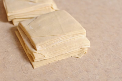 квадрати з тіста