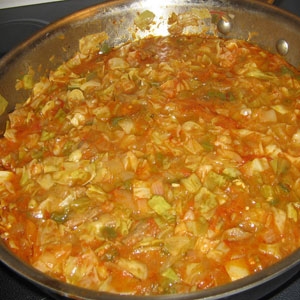 баранина з капустою