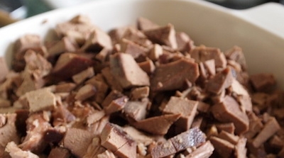 печінку подрібнюємо