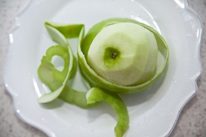 яблуко без шкірки