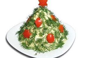Салат «Зелена ялинка»