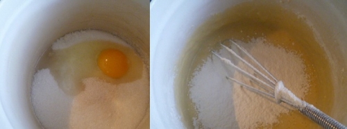 Змішуємо інгредієнти для тіста