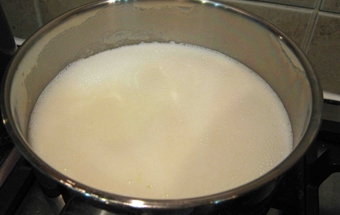 підігріваємо молоко