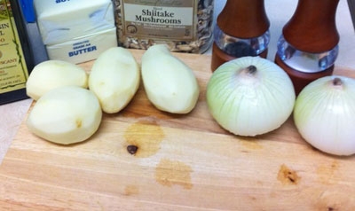 картопля і цибуля