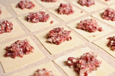 фарш на тесті