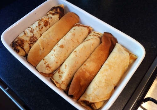 млинці у формі