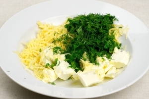 сирно-часникова начинка 