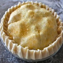 пиріг з ягодами ірги