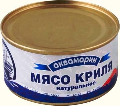 Консерви з м'яса криля