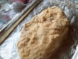 відокремлюємо шматочок тесту