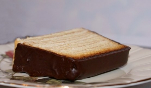 Баумкухен в розрізаному вигляді