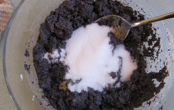 перемішуємо мак з цукром