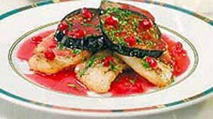 Минь смажений з баклажанами