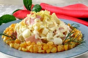 Салат «Сонячний кульбаба»