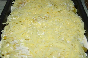 сир на картоплі