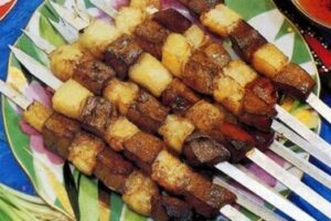 Шашлик з печінки