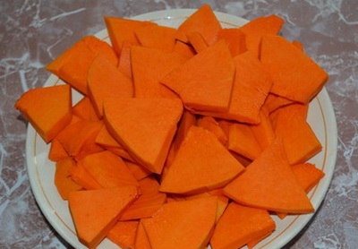 шматочки гарбуза