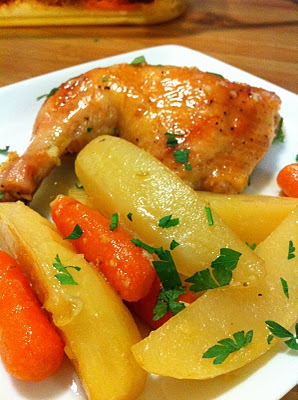 курка з овочами