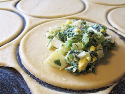 начинка на тесті