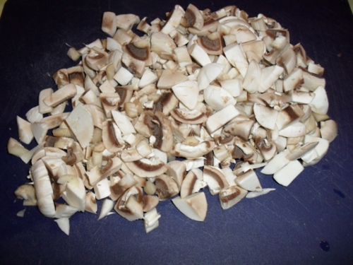 Нарізані гриби