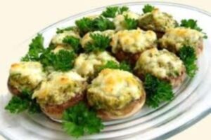 Французькі грибочки з запеченим сиром